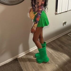 balenciaga croc boots